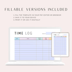 Time Management Planner Printable Mrsneat