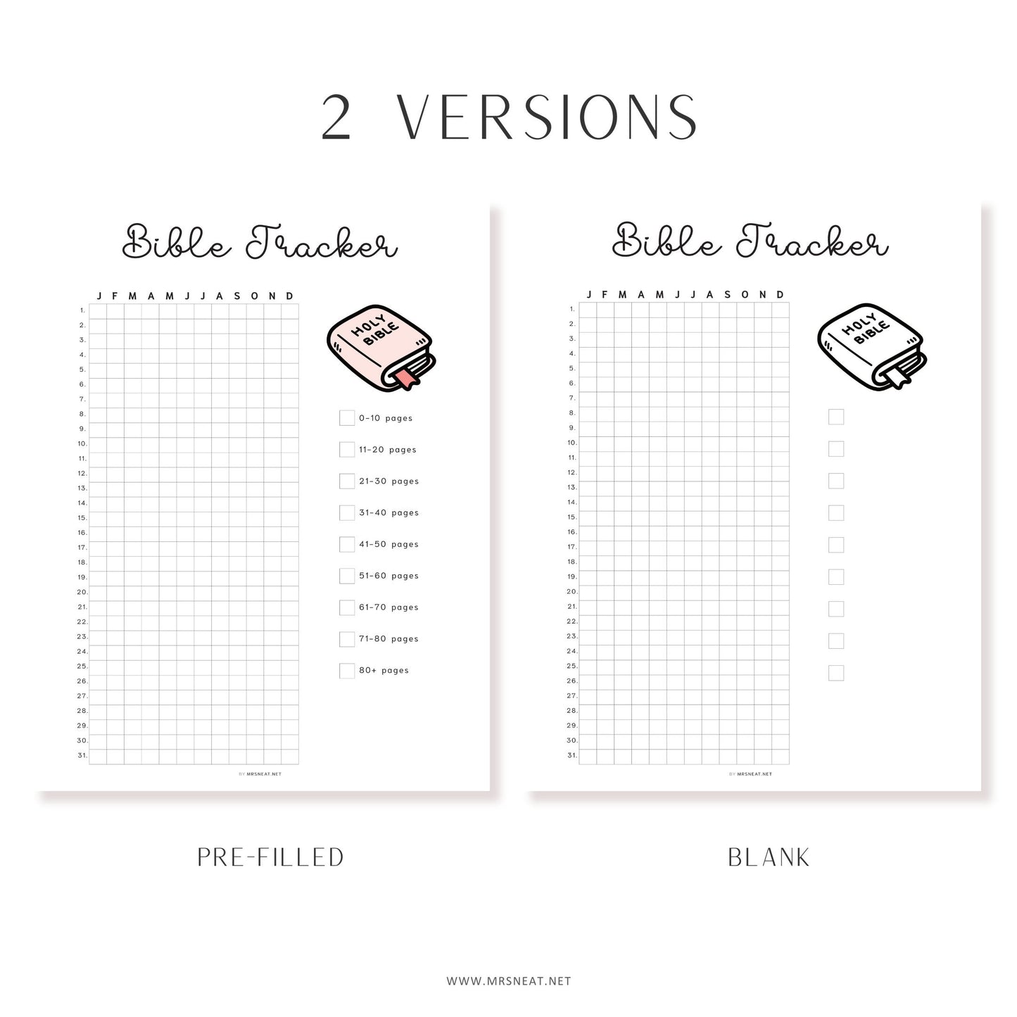 Bible Tracker, PRINTABLE Journal Page, Bible Reading Tracker, Bible Study, Scripture Reading Log, Bible Studies, Prayer Journal Page