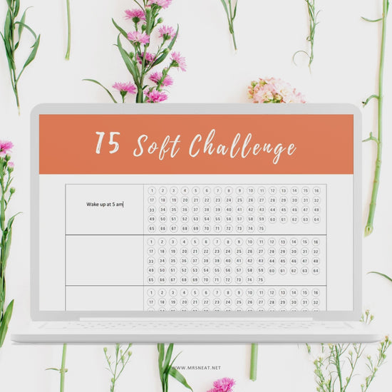 Printable 75 Soft Challenge Template