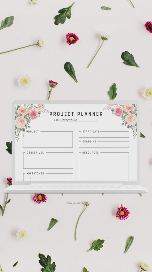 Project Planner Printable