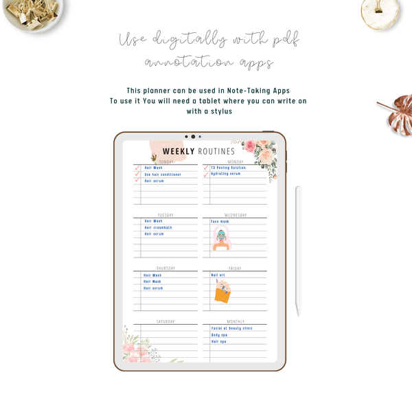 Routine Planner Checklist – mrsneat